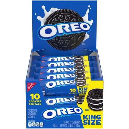 OREO Oreo King Size Cookies 10 Cookies, PK20 05061